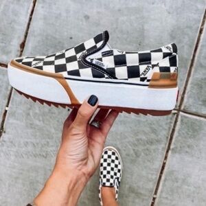 Gently used platform checkered vans. Size 7 women’s.